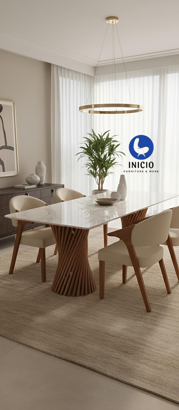 INICIO Prime Wooden Dining Table Collection IFDTWC03