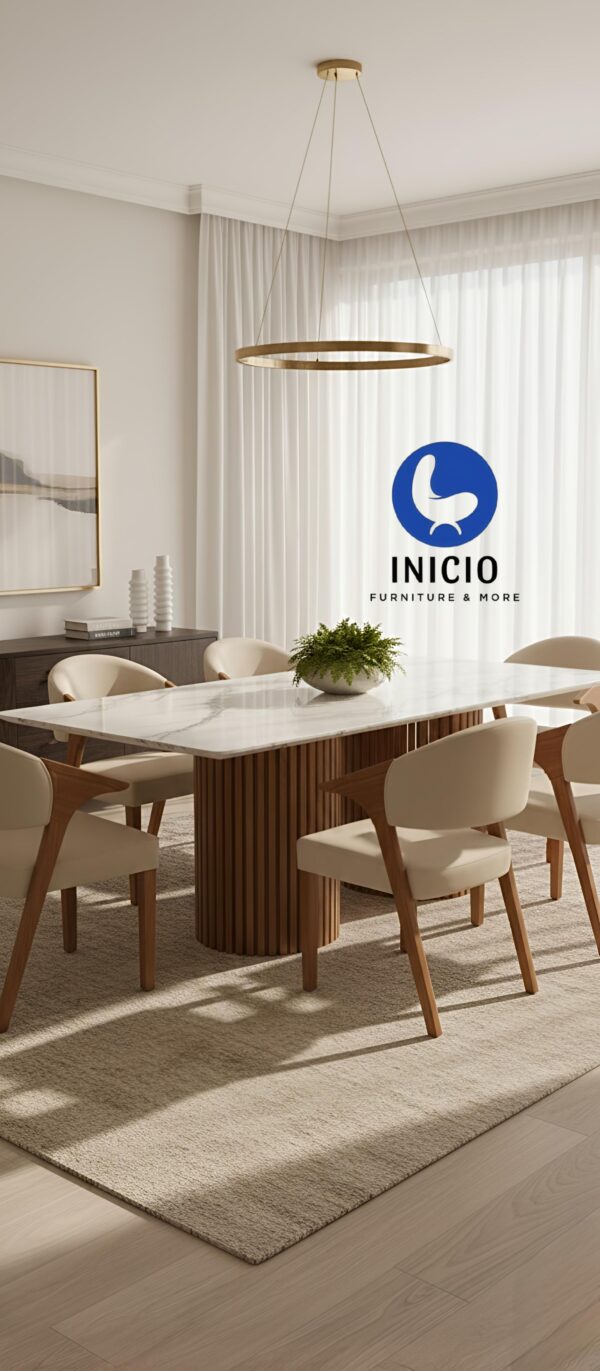 INICIO Prime Wooden Dining Table Collection IFDTWC04
