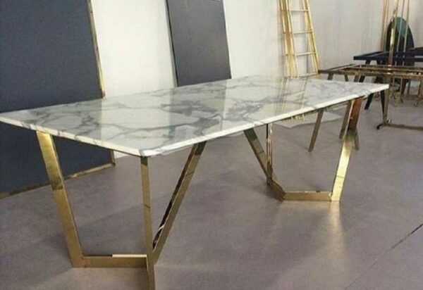 PVD Coated Dining Table with Top IFDT03