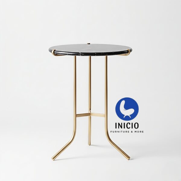 INICIO Bellagio Marble PVD Side Table IFST10